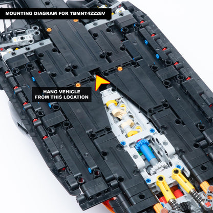 Vertical Wall Mount for LEGO McLaren MCL39 F1® Car-42228