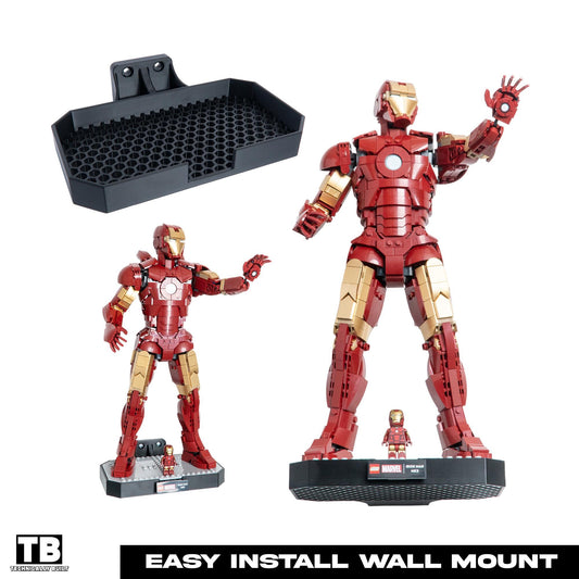 Wall Mount for LEGO Iron Man Mark 3 Collectors' Edition-76344