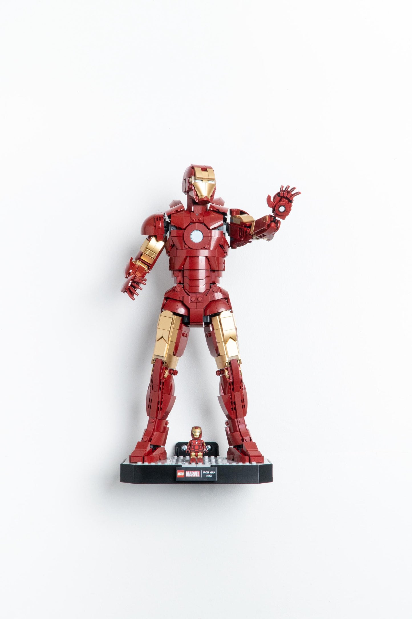 Wall Mount for LEGO Iron Man Mark 3 Collectors' Edition-76344