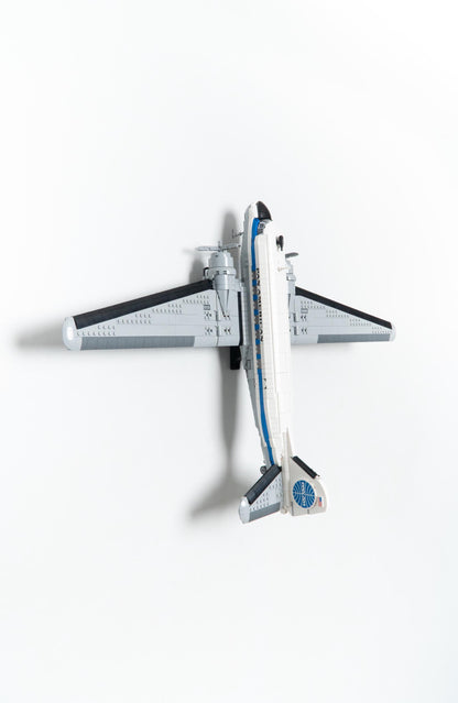 Vertical Wall Mount for LEGO Icons Douglas DC-3 Panam Airliner-11378