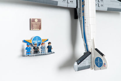 Vertical Wall Mount for LEGO Icons Douglas DC-3 Panam Airliner-11378