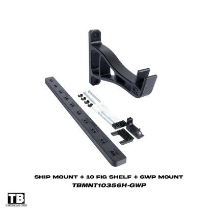 Horizontal Wall Mount for LEGO Star Trek: U.S.S. Enterprise NCC-1701-D-10356