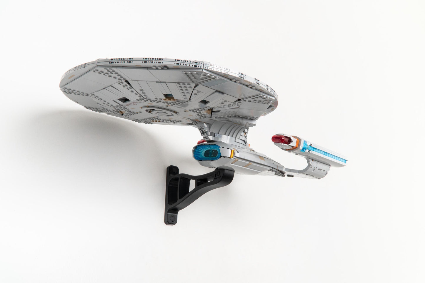 Horizontal Wall Mount for LEGO Star Trek: U.S.S. Enterprise NCC-1701-D-10356