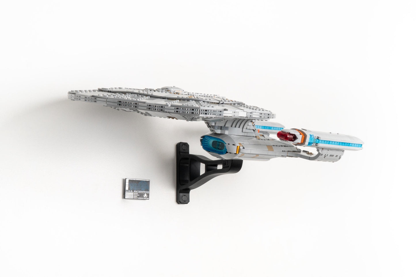 Horizontal Wall Mount for LEGO Star Trek: U.S.S. Enterprise NCC-1701-D-10356