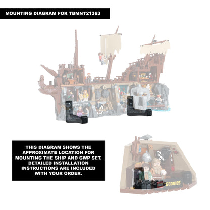 Wall Mount for LEGO Ideas The Goonies-21363