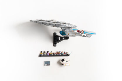 Horizontal Wall Mount for LEGO Star Trek: U.S.S. Enterprise NCC-1701-D-10356