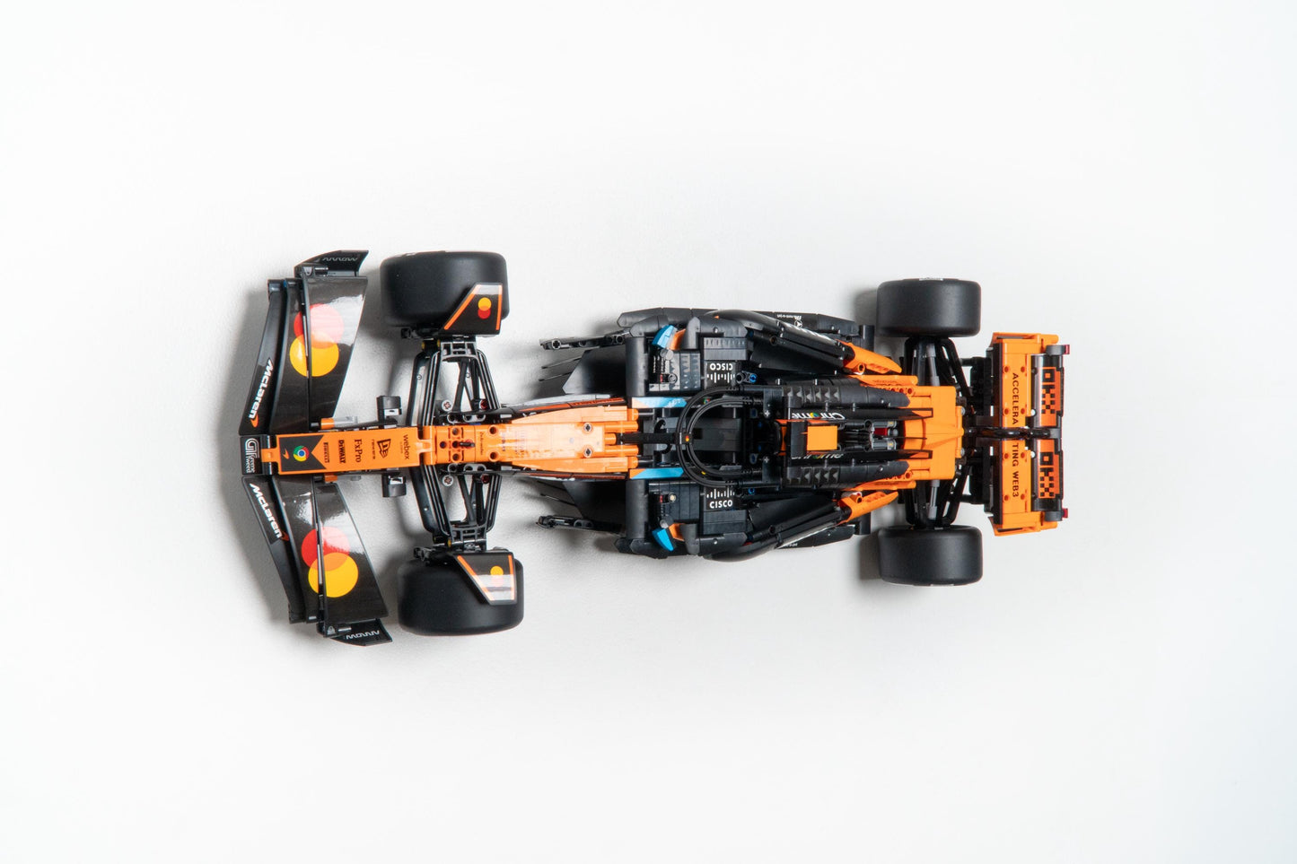 Horizontal Wall Mount for LEGO McLaren MCL39 F1 Car-42228