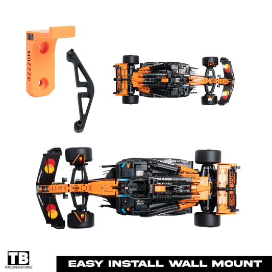Horizontal Wall Mount for LEGO McLaren MCL39 F1 Car-42228