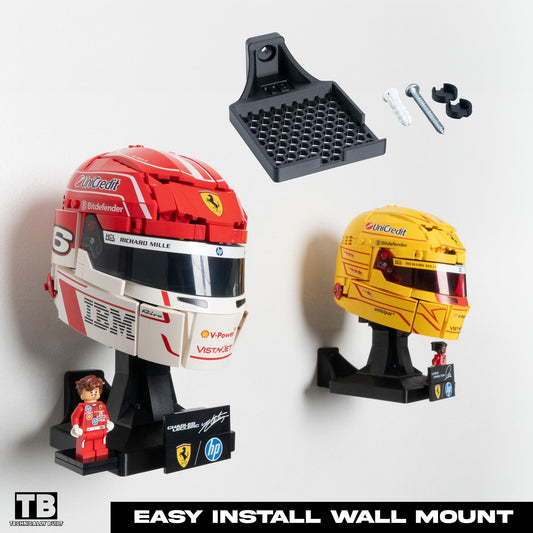 Wall Mounts for LEGO Editions F1 Racing Helmets