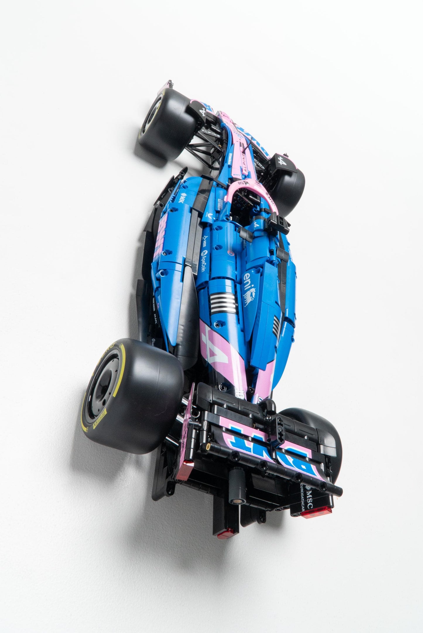 Vertical Wall Mount for CADA BWT Alpine F1 Team A525 Racing Car-C64012W