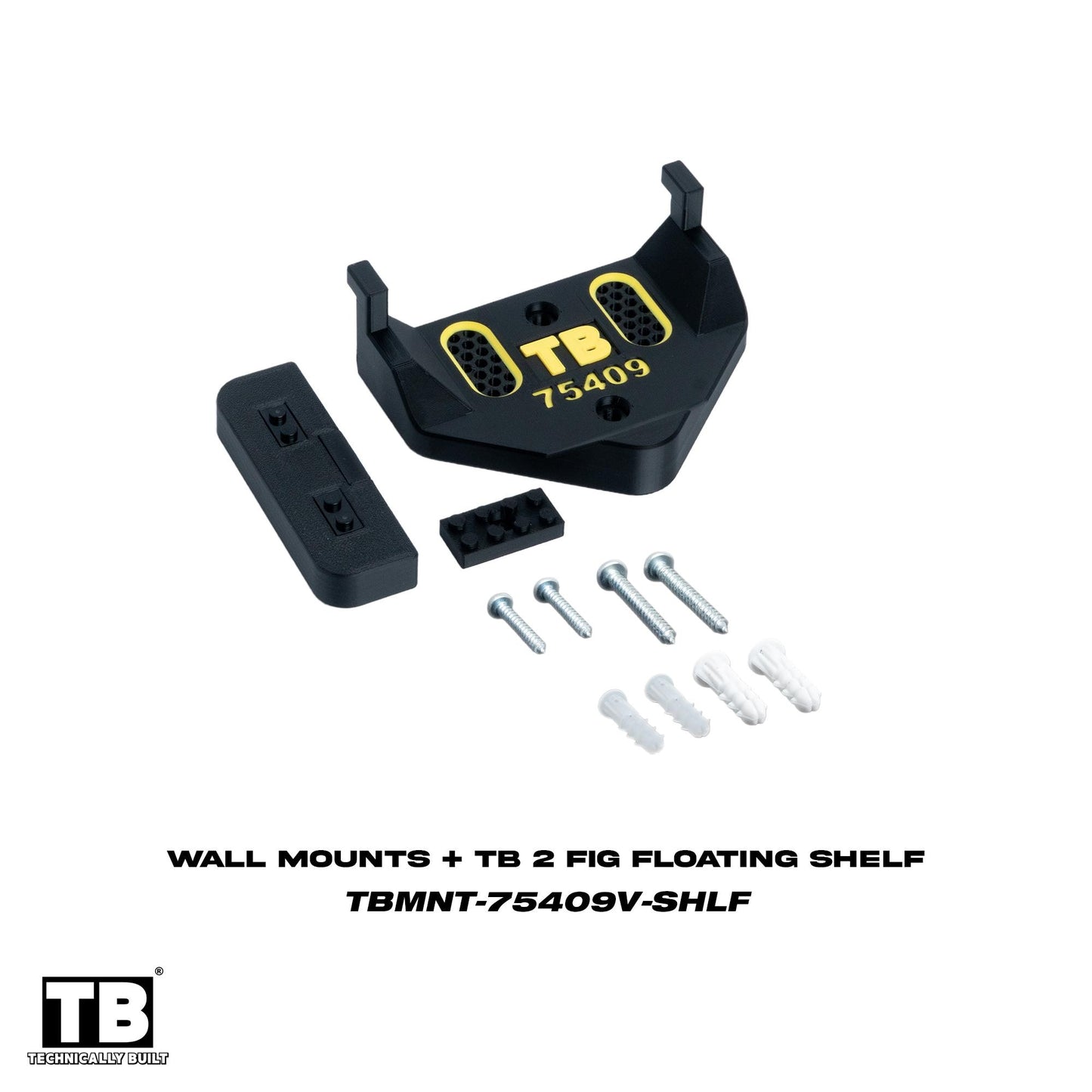 Vertical Wall Mount for LEGO Star Wars Jango Fett's Firespray-Class Starship-75409