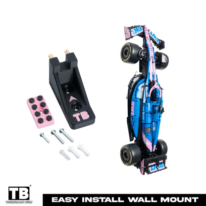 Vertical Wall Mount for CADA BWT Alpine F1 Team A525 Racing Car-C64012W