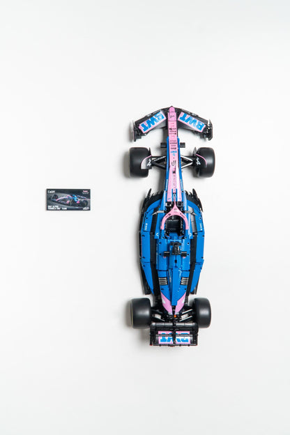 Vertical Wall Mount for CADA BWT Alpine F1 Team A525 Racing Car-C64012W