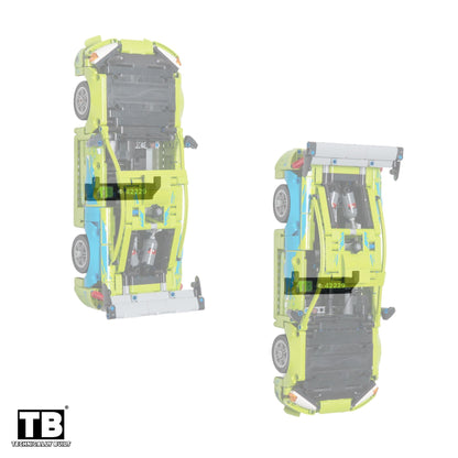 Wall Mount for LEGO Technic Fast and Furious Mitsubishi Eclipse Car-42229