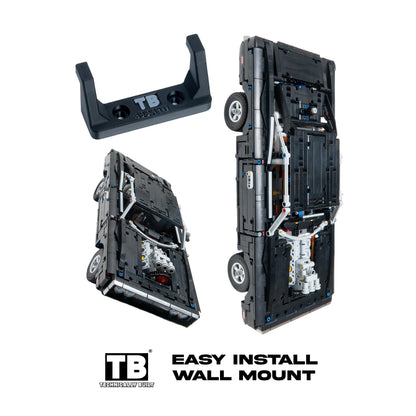 Upside Down Wall Mount for LEGO Technic Fast and Furious Dodge Charger R/T Car-42231