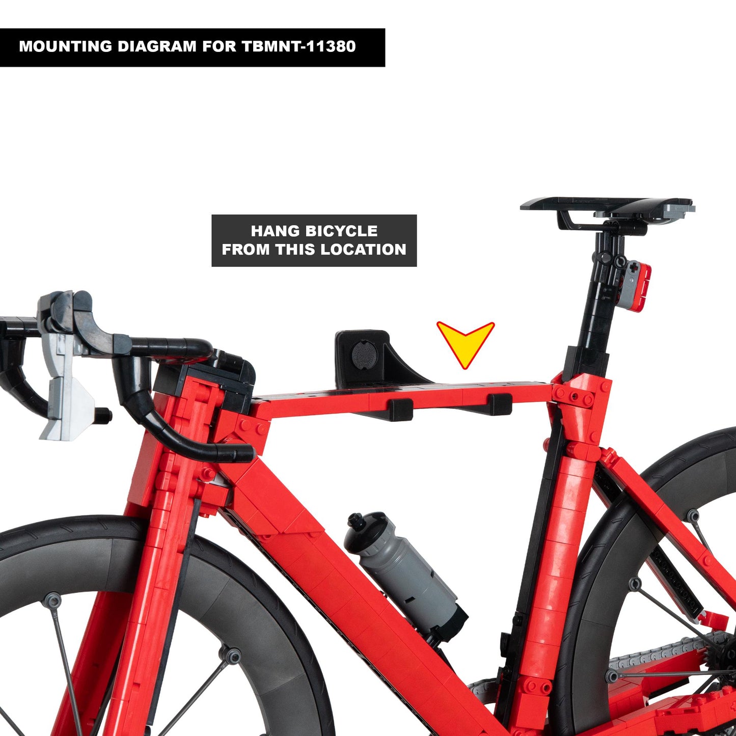 Wall Mount for LEGO Icons Road Bike-11380