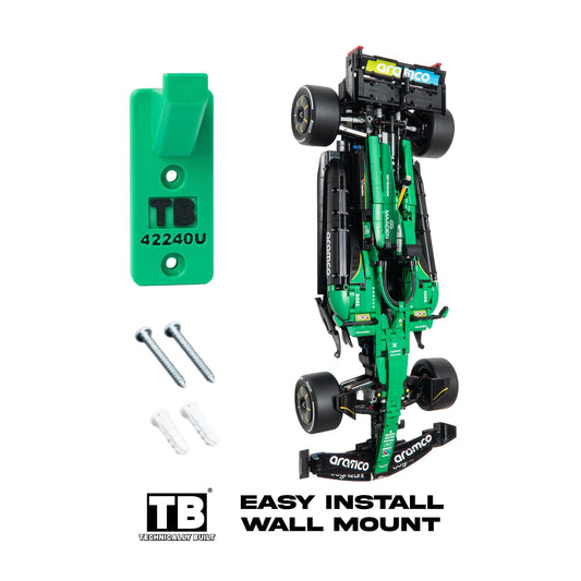 Upside Down Wall Mount for LEGO Technic Aston Martin Aramco AMR25 F1 Car-42240
