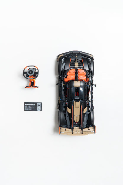 Wall Mount for LEGO Technic Koenigsegg Sadair's Spear Steering Wheel-40894