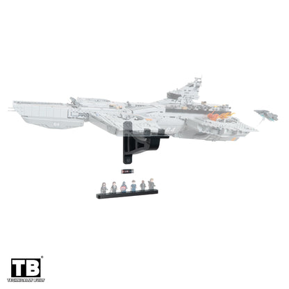Horizontal Wall Mount Compatible with LEGO Shield Helicarrier-76354