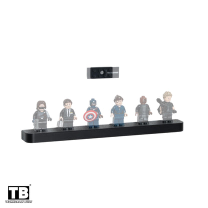 Technically Built Baseplate Wall Mount Compatible with LEGO Name Placards