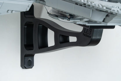 Horizontal Wall Mount Compatible with LEGO Shield Helicarrier-76354