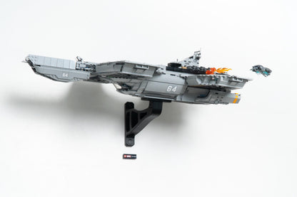 Horizontal Wall Mount Compatible with LEGO Shield Helicarrier-76354