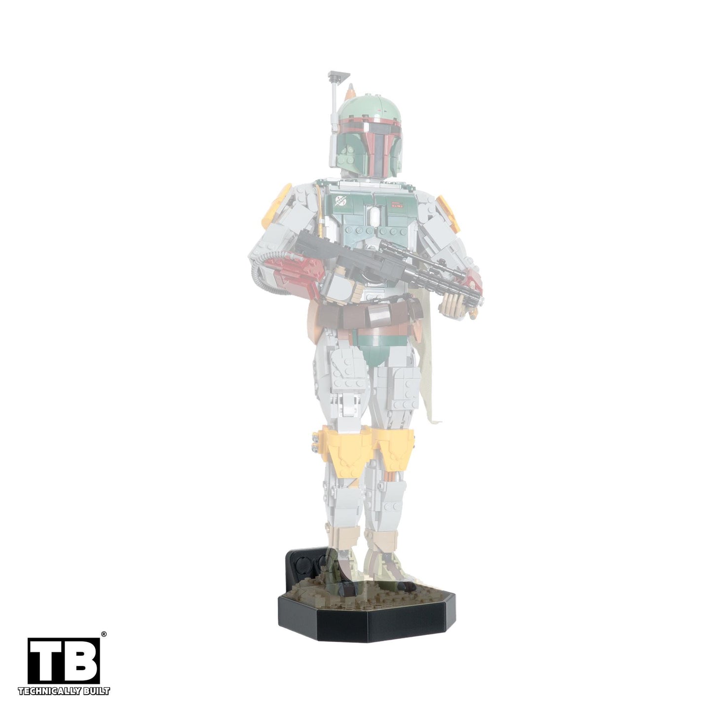 Wall Mount Compatible With LEGO Boba Fett-75455