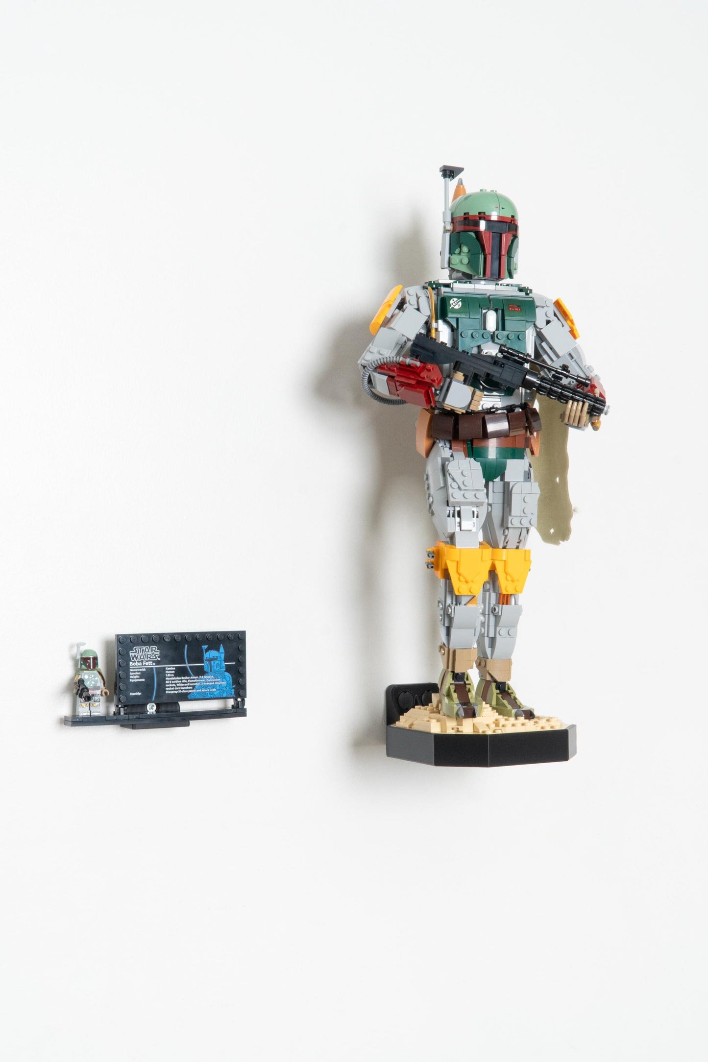 Wall Mount Compatible With LEGO Boba Fett-75455