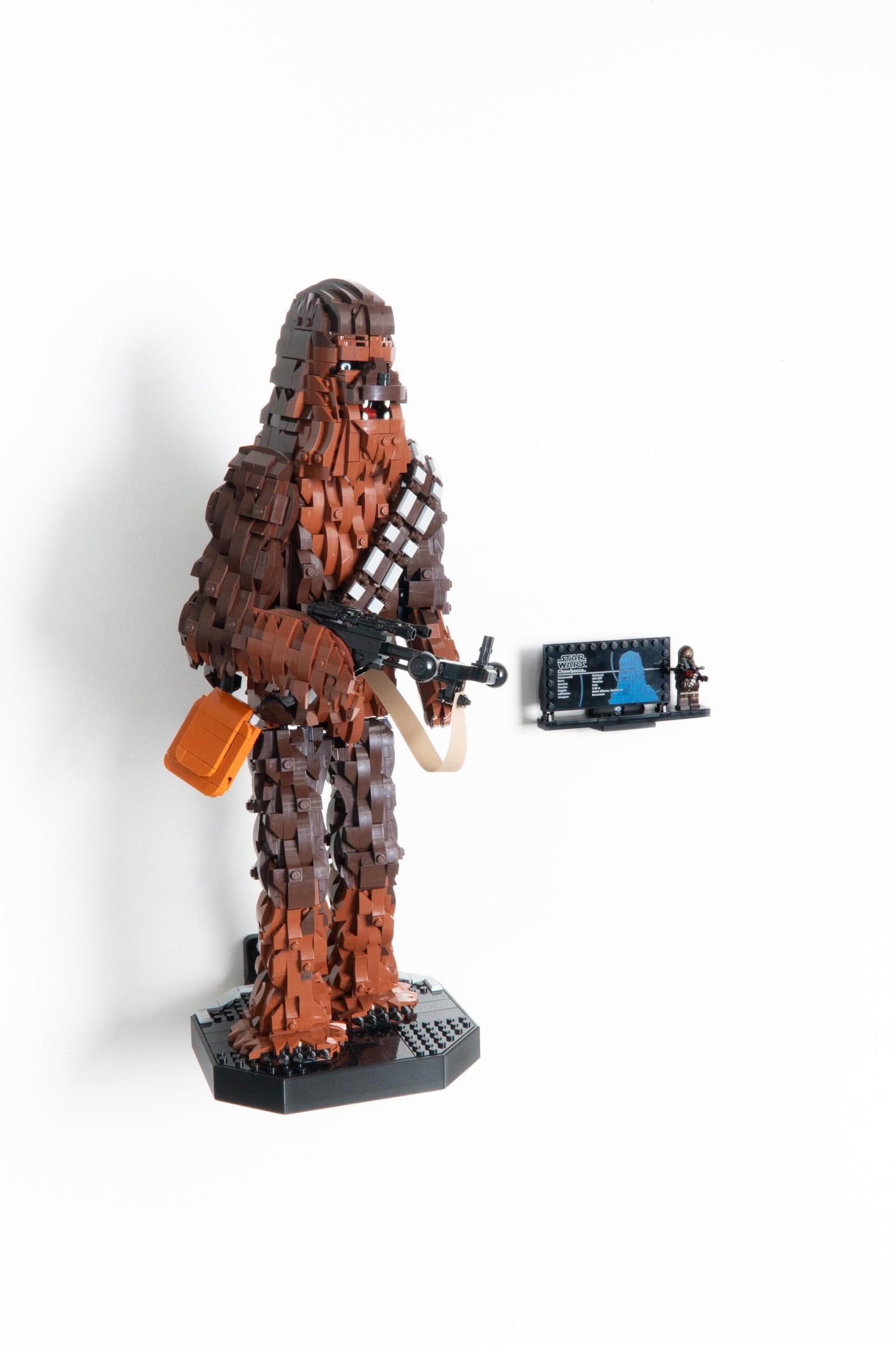 Wall Mount Compatible With LEGO Chewbacca-75371