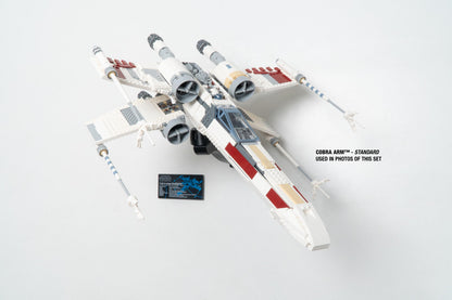 Cobra Arm Wall Mount Compatible With LEGO Star Wars X-Wing Starfighter 75355