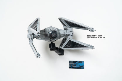 Cobra Arm Wall Mount Compatible With LEGO Star Wars TIE Interceptor 75382