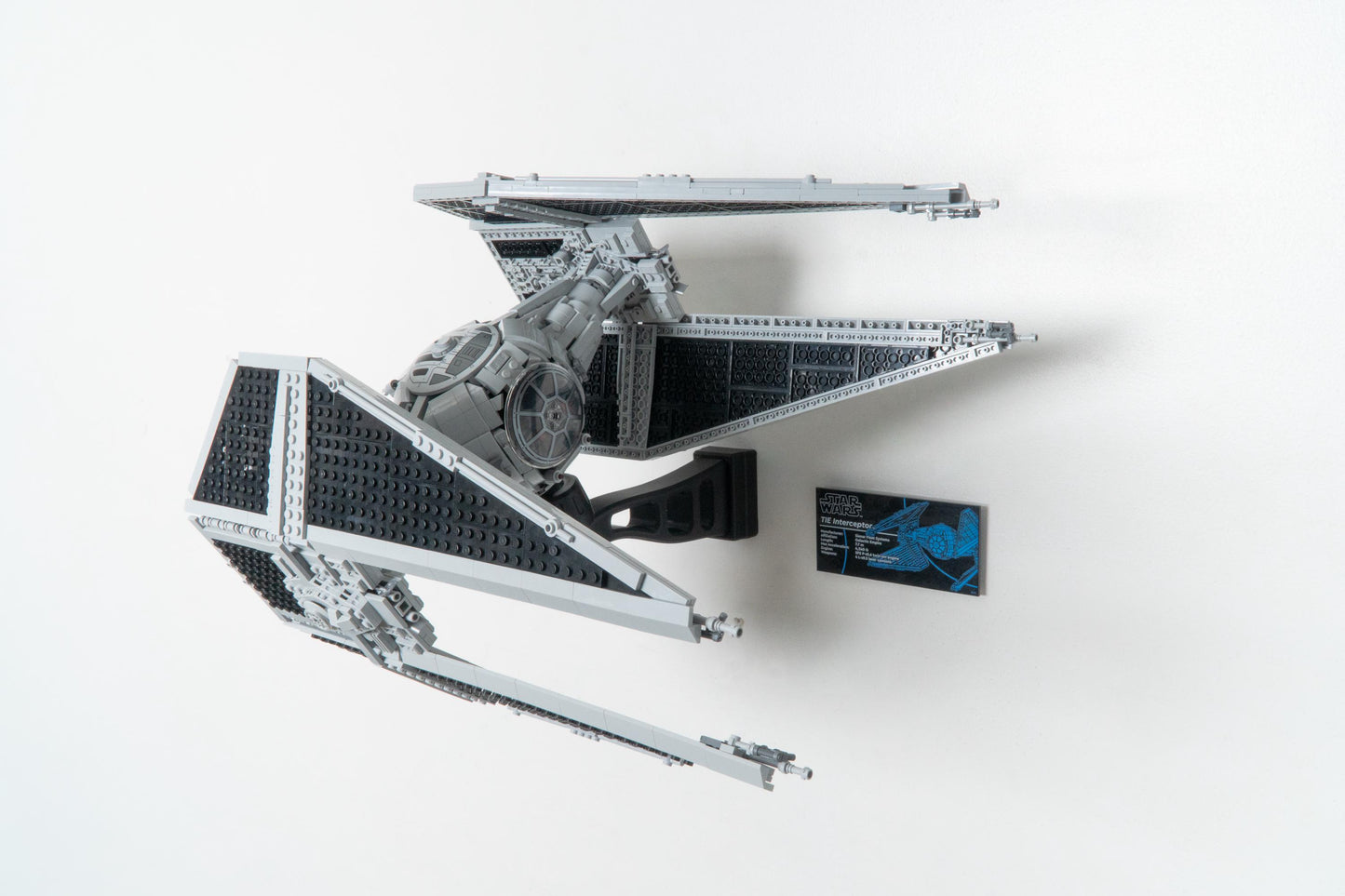Cobra Arm Wall Mount Compatible With LEGO Star Wars TIE Interceptor 75382