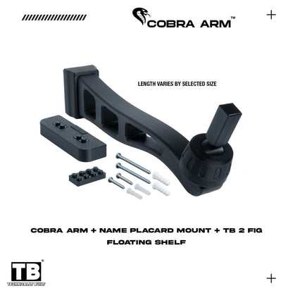 Cobra Arm Wall Mount Compatible With LEGO Star Wars The Mandalorian's N-1 Starfighter 75442