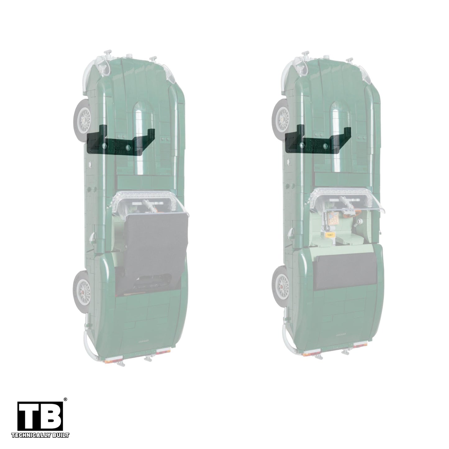 Vertical Wall Mount for Lego Icons Jaguar E-Type-11381