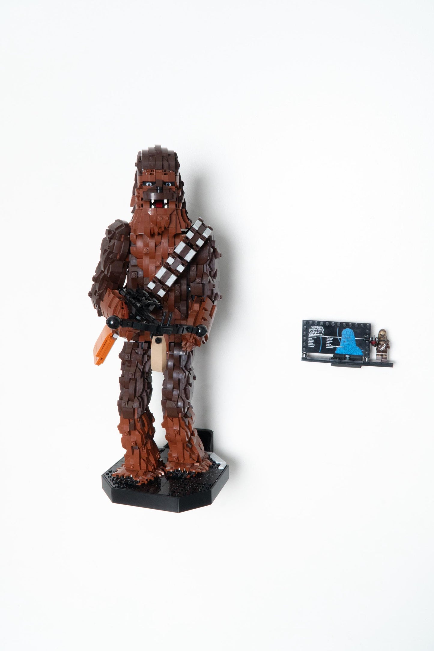 Wall Mount Compatible With LEGO Chewbacca-75371