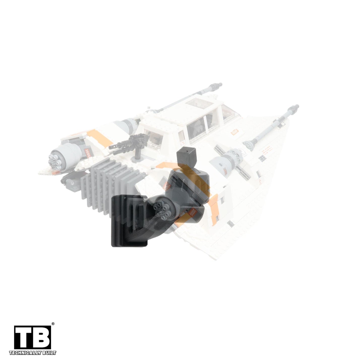 Cobra Arm Wall Mount Compatible With UCS Lego Star Wars Snowspeeder-75144