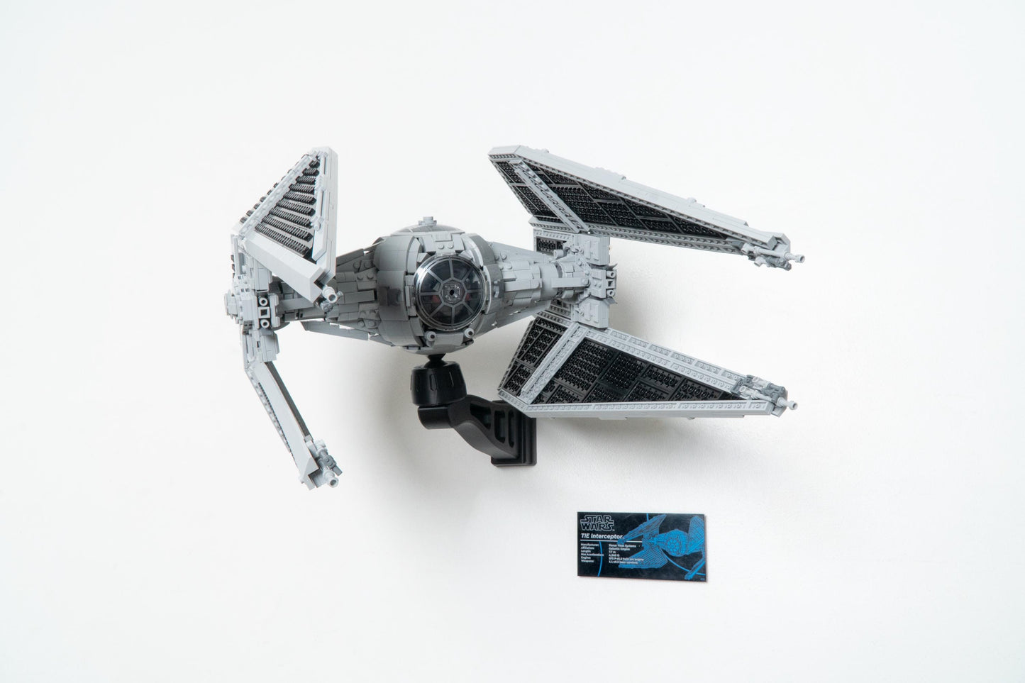 Cobra Arm Wall Mount Compatible With LEGO Star Wars TIE Interceptor 75382