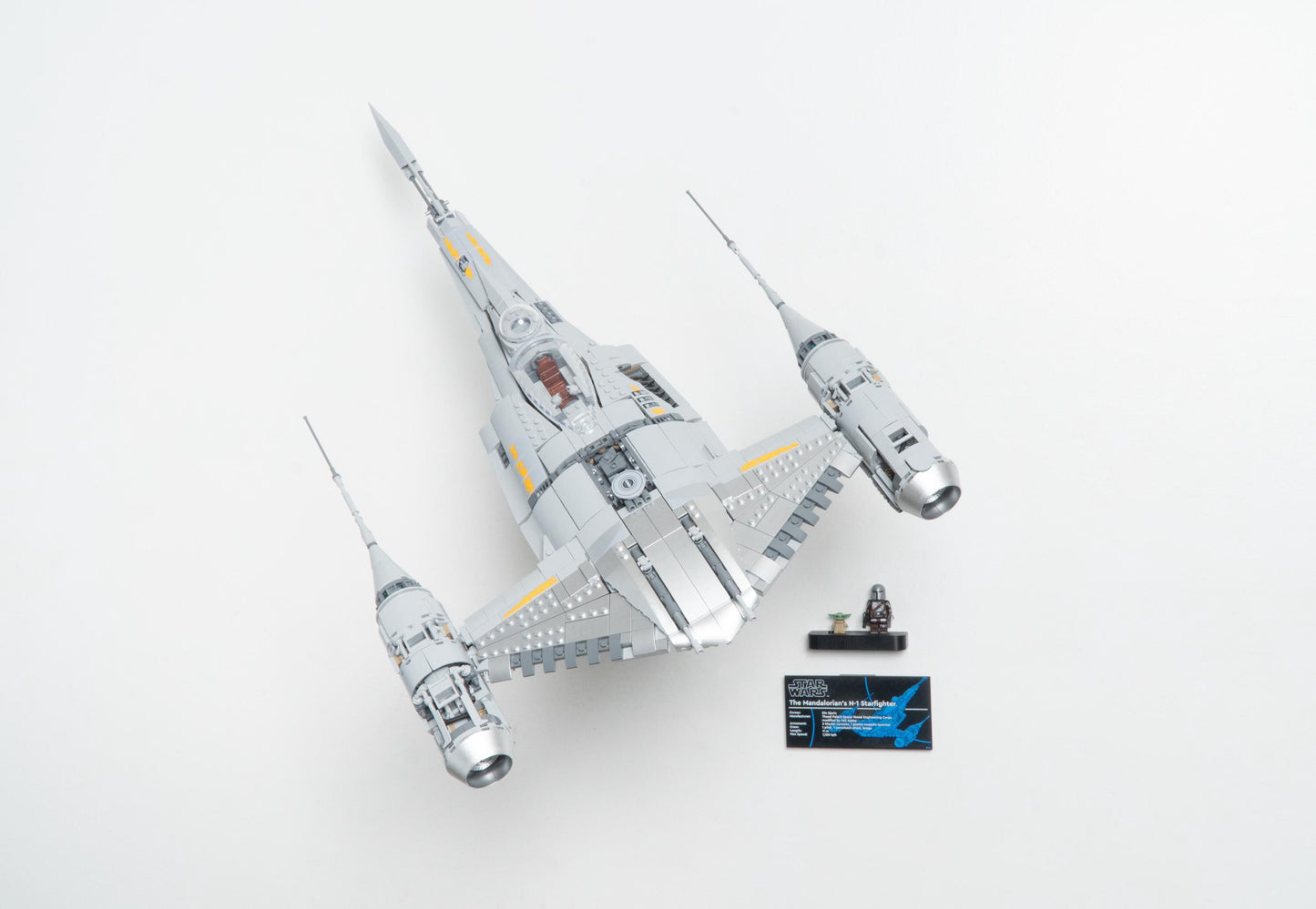 Cobra Arm Wall Mount Compatible With LEGO Star Wars The Mandalorian's N-1 Starfighter 75442