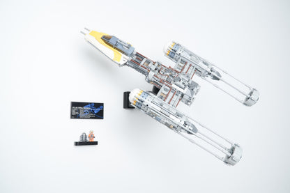 Cobra Arm Wall Mount Compatible With LEGO Star Wars Y-Wing Starfighter 75181