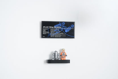 Cobra Arm Wall Mount Compatible With LEGO Star Wars Y-Wing Starfighter 75181