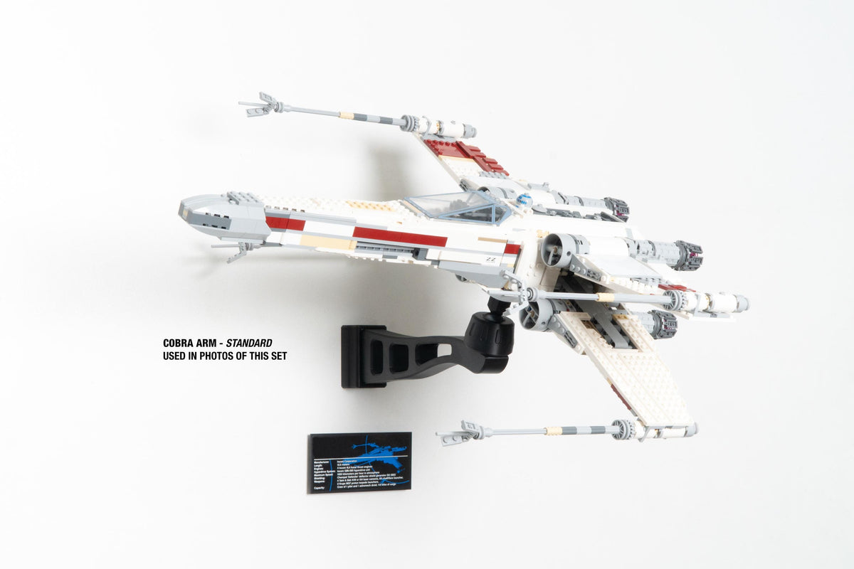 Cobra Arm Wall Mount Compatible With LEGO Star Wars X-wing Fighter-7191