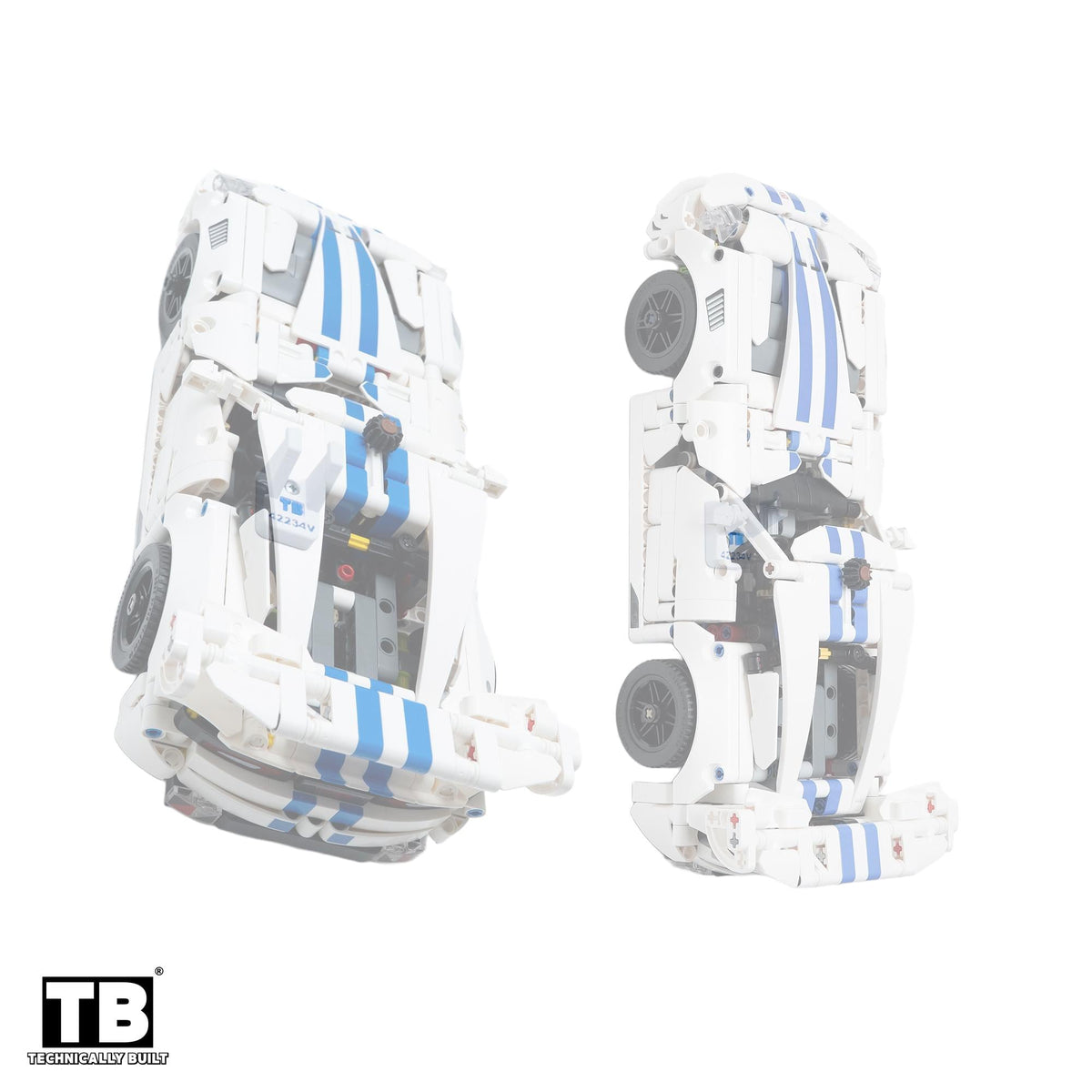 Vertical Wall Mount for LEGO Technic Dodge Viper GTS-R Sports Car-42234