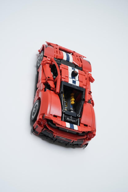 Vertical Wall Mount for LEGO Technic Ferrari 488 Pista Car-42235