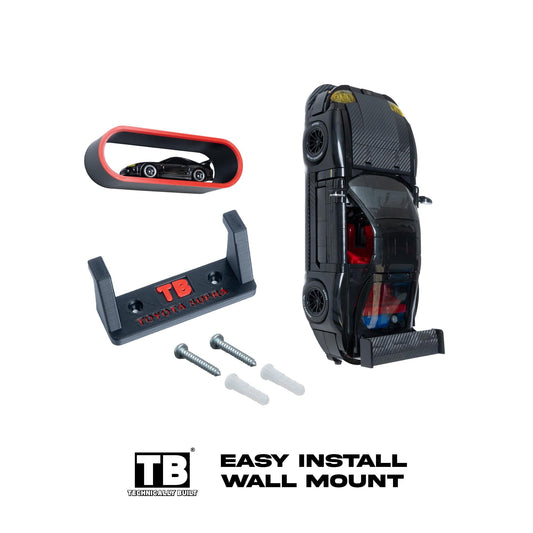 Wall Mount Compatible With Mattel Brick Shop Hot Wheels 94 Toyota Supra MKIV