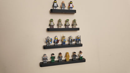 Floating Wall Shelves for LEGO Minifigures
